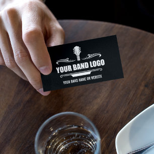 Your Band Logo - Choose Your Background Colour Business Card