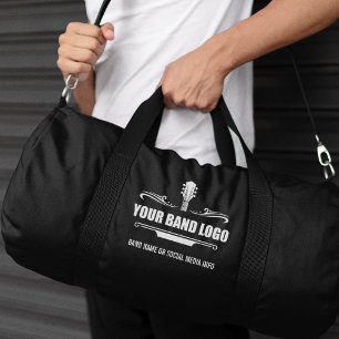 Your Band Logo - Choose Your Background Colour Duffle Bag