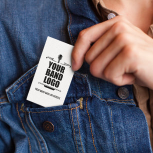 Your Band Logo - Choose Your Background Colour Lon Business Card