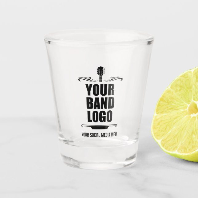 Your Band Logo Shot Glass (Front)