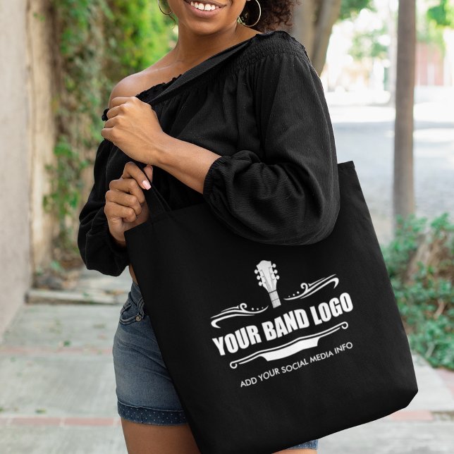 Your Band Logo Tote Bag (Customize to add Your Band info.)