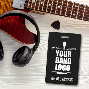 Your Band Logo VIP ID Badge