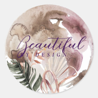 Your Beautiful Logo here Classic Round Sticker
