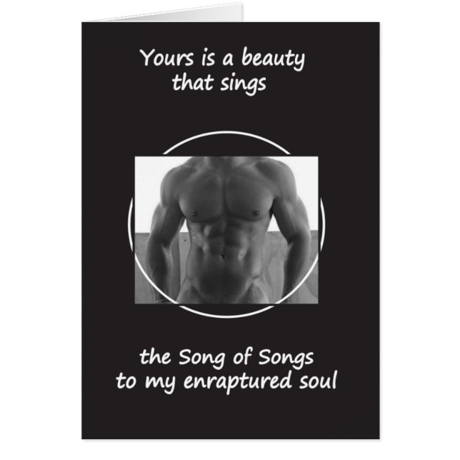 Your Beauty Sings (Blank Inside) (Front)