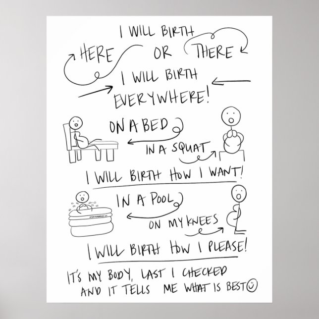 Your Birth Your Way Poster (Front)