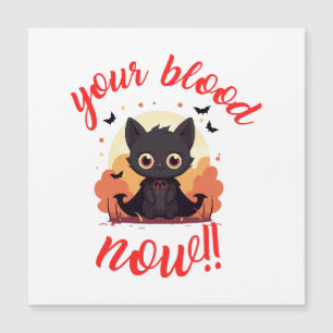YOUR BLOOD NOW!! - Vampire kitten