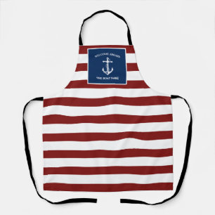 Your Boat Name Anchor Apron
