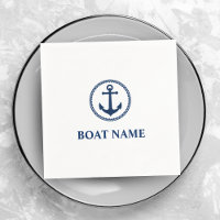 Your Boat Name Blue Sea Anchor