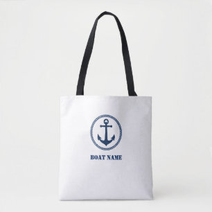 Your Boat Name Tote Sea Anchor sh0d
