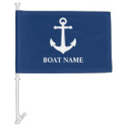 Your Boat Name & Vintage Nautical Anchor Boat or