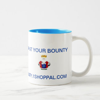 YOUR BOUNTY COFFEE MUG, WITH AVATAR Two-Tone COFFEE MUG