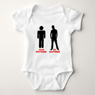 Your Boyfriend. My boyfriend. Baby Bodysuit