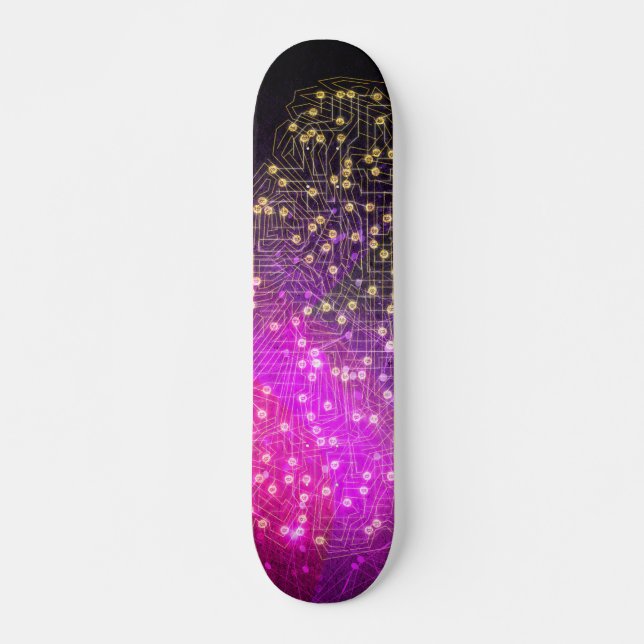 Your Brain on Bitcoin Skateboard (Front)
