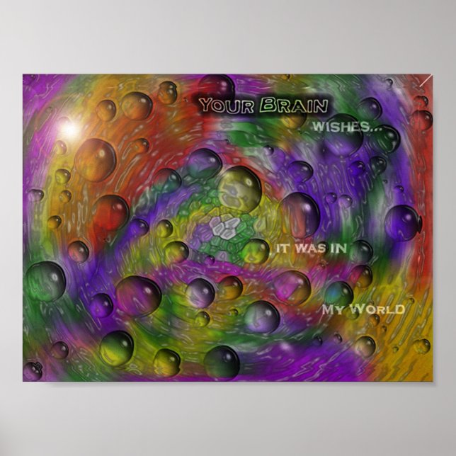 Your Brain Wishes It Was In My World 4 Poster (Front)