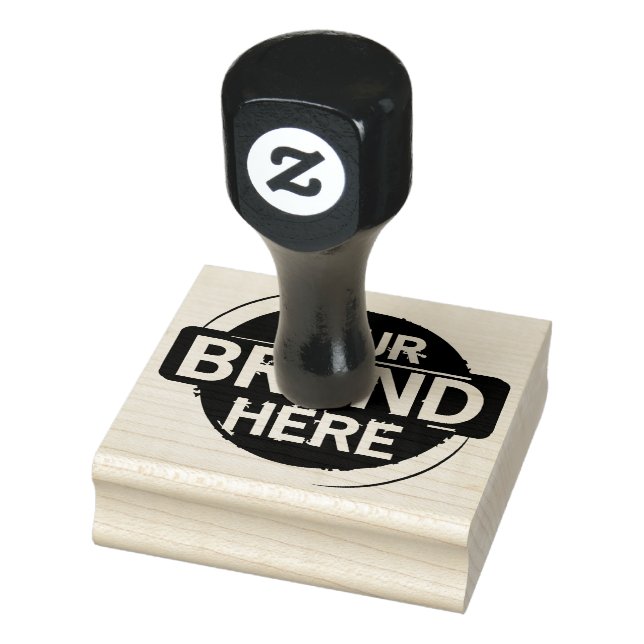 Your Brand Logo Custom Rubber Stamp (Stamp)