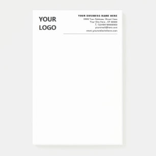 Your Branded Business Post-it® Notes Example