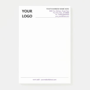 Your Branded Business Post-it® Notes Example