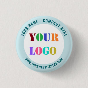 Your Branded Business Promotional Buttons Example