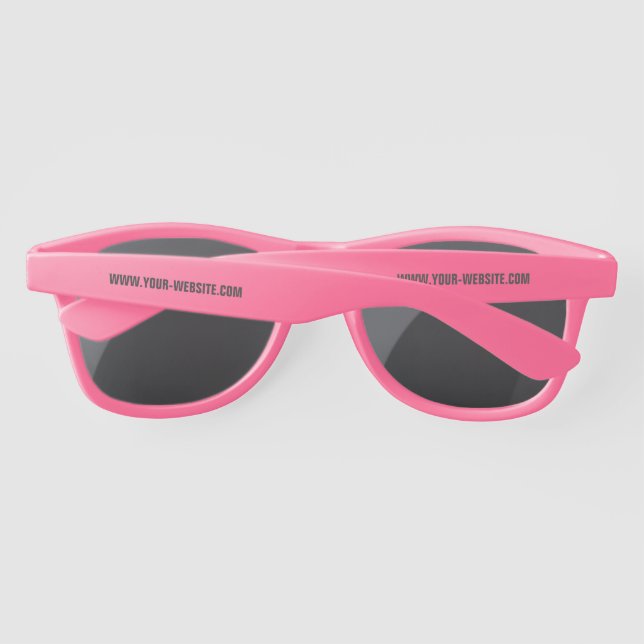Your Branded Promotional Sunglasses Template (Back)