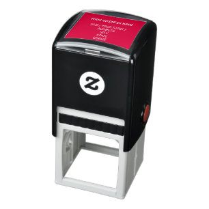 Your Business Address Company Personalised Self-inking Stamp