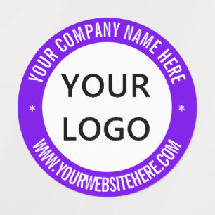Your Business Branded Products Labels Example