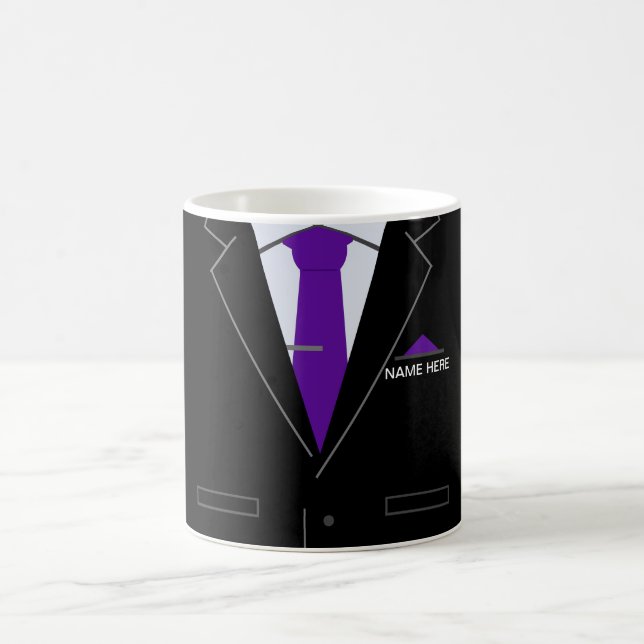 Your Business Coffee Mug with Custom Name Text (Center)