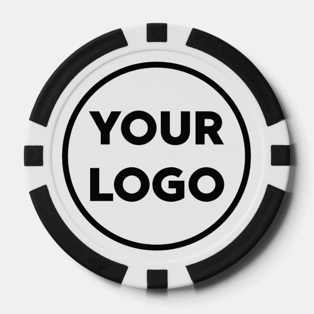 Your Business Company Logo Branded Poker Chips (Front)
