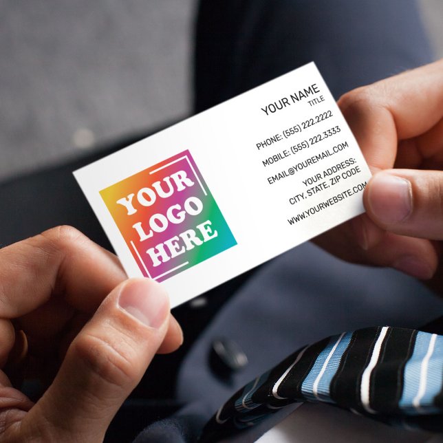 Your Business Company Logo Business Card (Creator Uploaded)