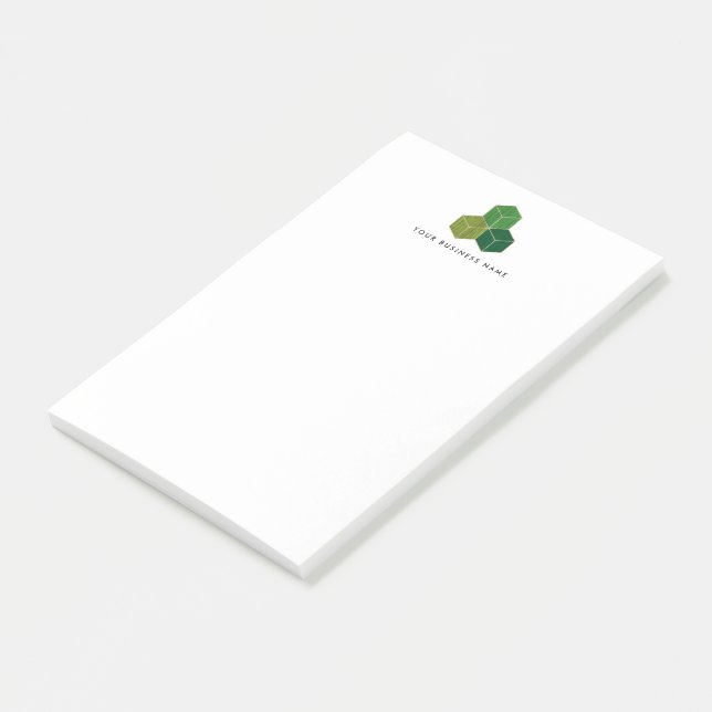 Your Business Company Logo Post-it Notes (Angled)
