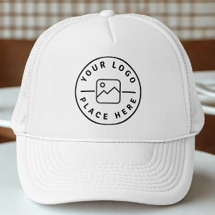 Your Business Company Logo Simple Custom Trucker Hat