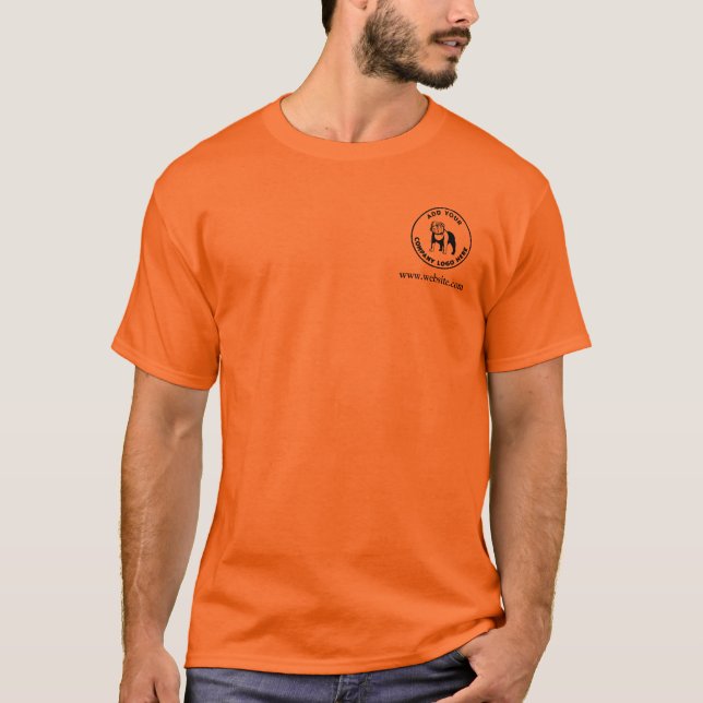 Your Business Custom Logo T-Shirt (Front)