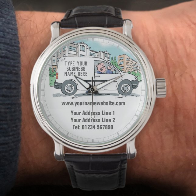 Your Business Details on a Watch (Creator Uploaded)