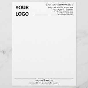 Your Business Letterhead + Logo Name Contact Info