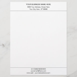 Your Business Letterhead Template with QR Code