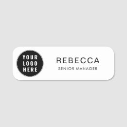 Your Business Logo and Company Employee Name Tag