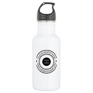 Your Business Logo and Text Custom 532 Ml Water Bottle