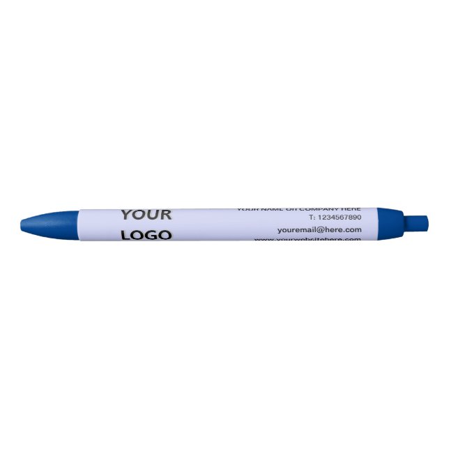Your Business Logo and Text Promotional Pen (Front)
