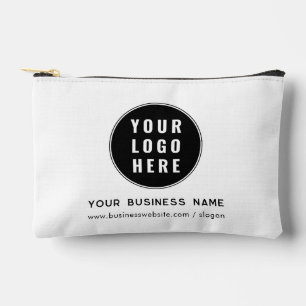 Your Business Logo and Website Custom Company Accessory Pouch