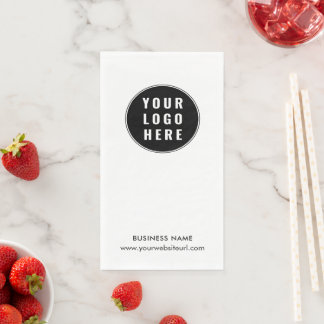 Your Business Logo Brand Website Promotional Napkin