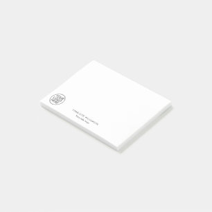 Your Business Logo Company Employees Personalised Post-it Notes