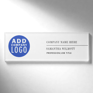 Your Business Logo Company Employees Staff Name Tag