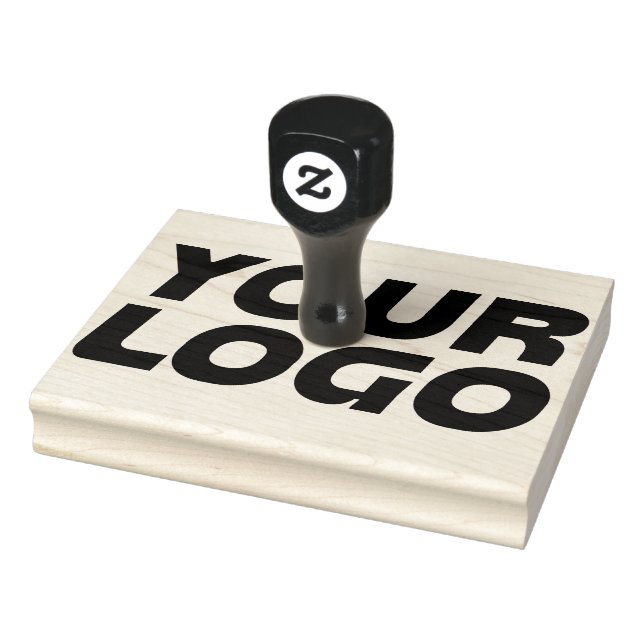 Your Business Logo Company Large Rubber Stamp (Stamp)