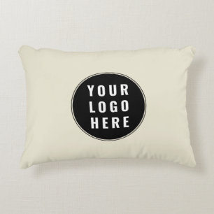 Your Business Logo Company Swag Decorative Cushion