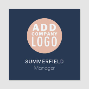 Your Business Logo Corporate Employees Name Tag