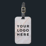 Your Business Logo Custom Background Luggage Tag<br><div class="desc">Your Business Logo Custom Background Luggage Tag</div>