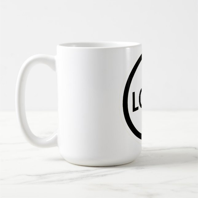Your Business Logo Custom Employee Coffee Mug (Left)