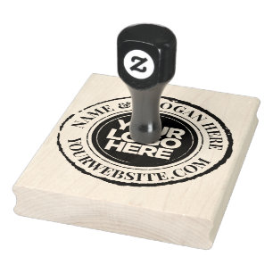 Your Business Logo Custom Large Rubber Stamp
