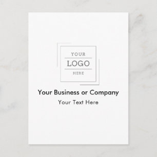Your Business Logo Custom Postcard
