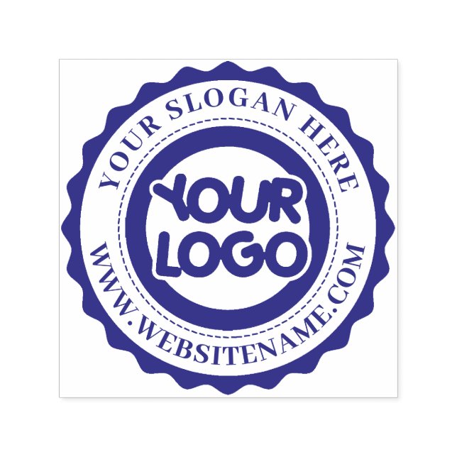 Your Business Logo Custom Rubber Stamp (Design)
