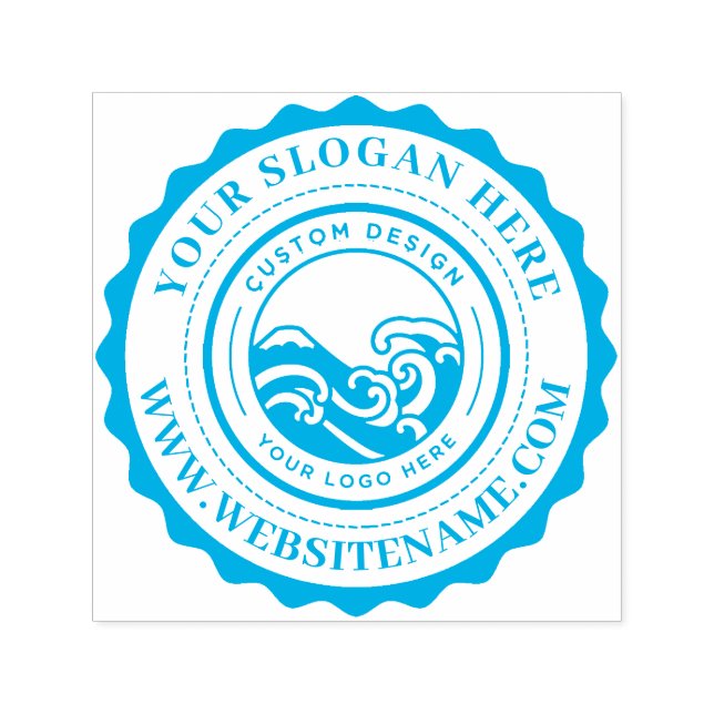 Your Business Logo Custom Self-inking Stamp (Design)